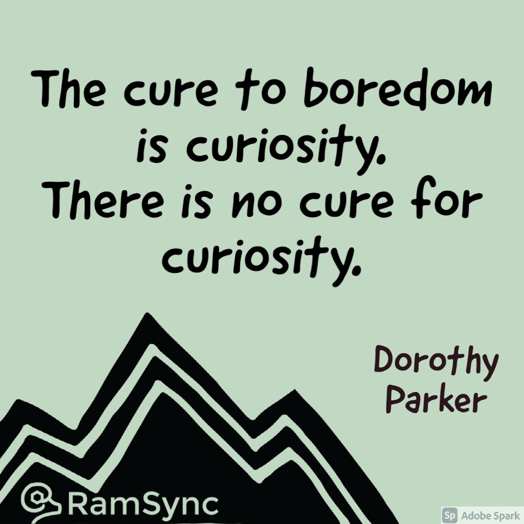 RamSync's tweet photo. What are you curious about today? #discovery #innovation #RamSync #curiosity #MondayMotivation https://t.co/PDBkIWIFE3