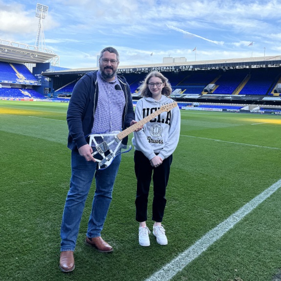 ITFCFoundation's tweet photo. We're delighted to introduce you to the winner of our Ed Sheeran signed guitar following our recent @crowdfunderuk campaign.

https://t.co/epcLlwYRdo https://t.co/OirdSB3hjJ
