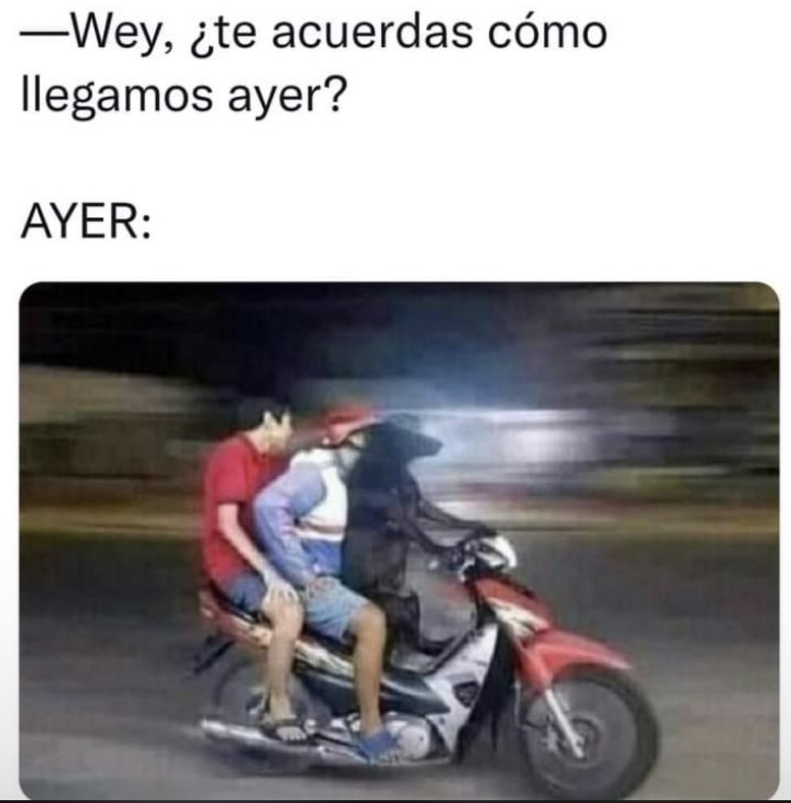 BikersDF's tweet photo. Jajajaja cuantos más así estos días? #FelizLunes #bikers #BikersDF https://t.co/hXERaQSTAT