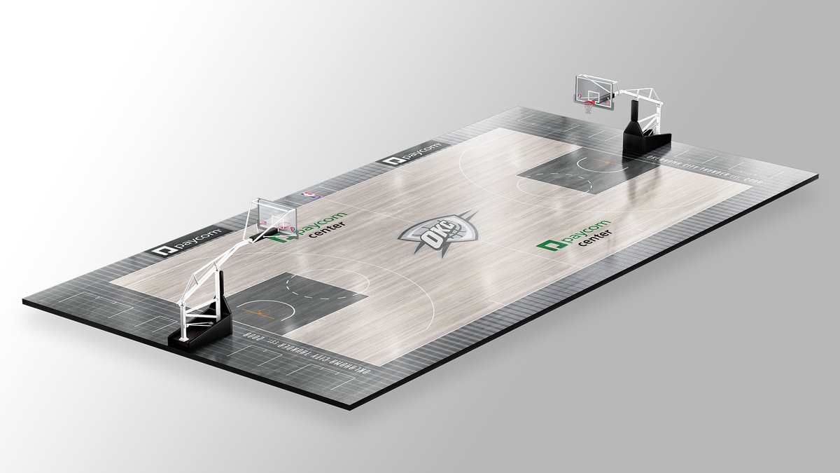 joe_mussatto's tweet photo. The Thunder will have an alternate court to match its new city edition uniforms. https://t.co/Btui8nodYb