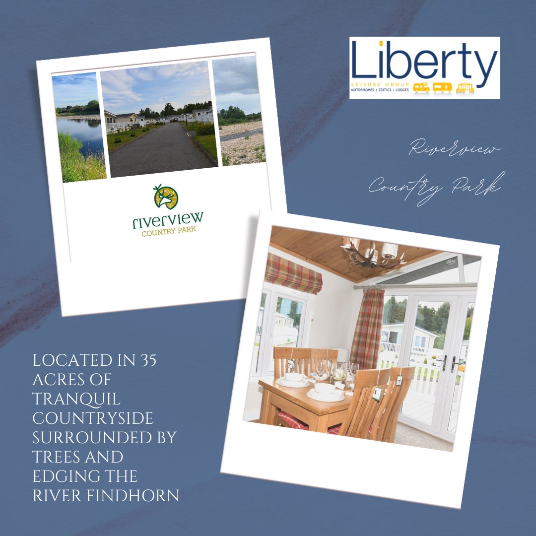 When you first arrive at Riverview Country Park you immediately feel a sense of calm community and comfort.
Our Park is located in 35 acres of tranquil countryside surrounded by trees and edging the River Findhorn.