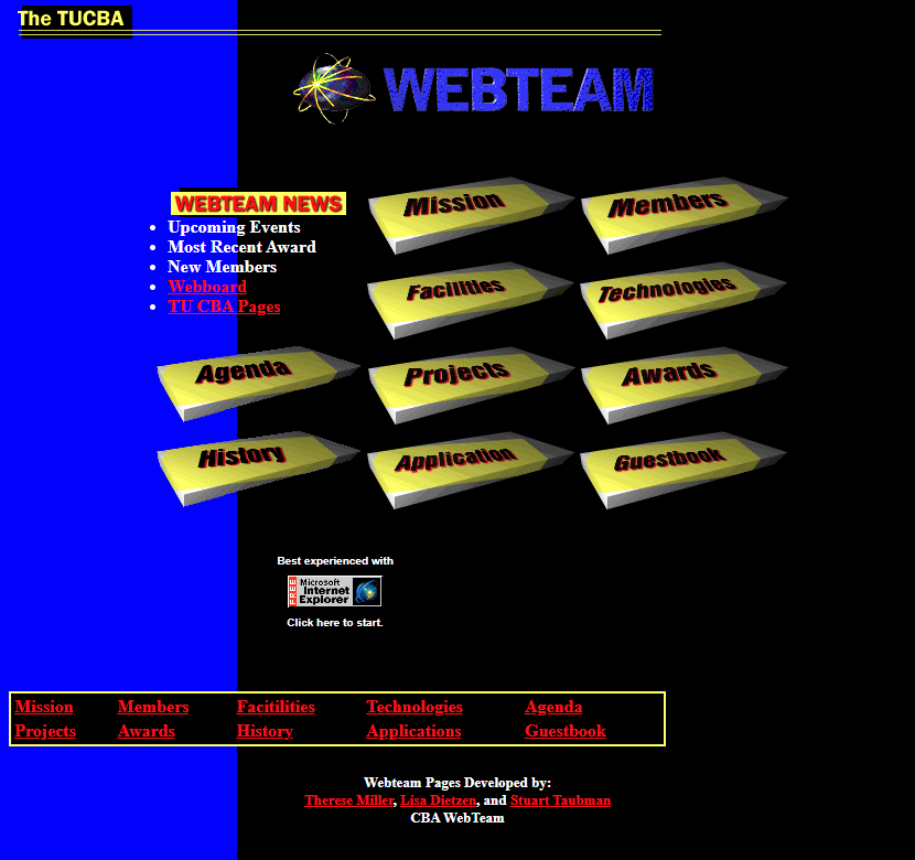 WebDesignMuseum's tweet photo. 3D elements in web design in the 1990s
MANO1 Digital Vision
The Void
Treecity
TUCBA WebTeam
#WebDesignMuseum https://t.co/UY0BIlXzUY