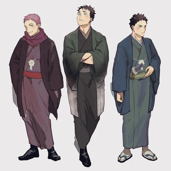 ざっくり和服青城三年 