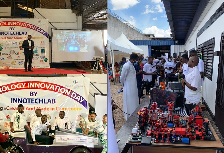 MbangSama's tweet photo. Dans son rôle de contribuer à l’accélération et l’adoption des hautes technologies pour l’industrialisation et la transformation du Cameroun et du continent, la #DTA et son Centre #InnoTechLab ont organisé le 06 Octobre la première journée de l’Innovation Technologique. https://t.co/5uhhQXXfwo