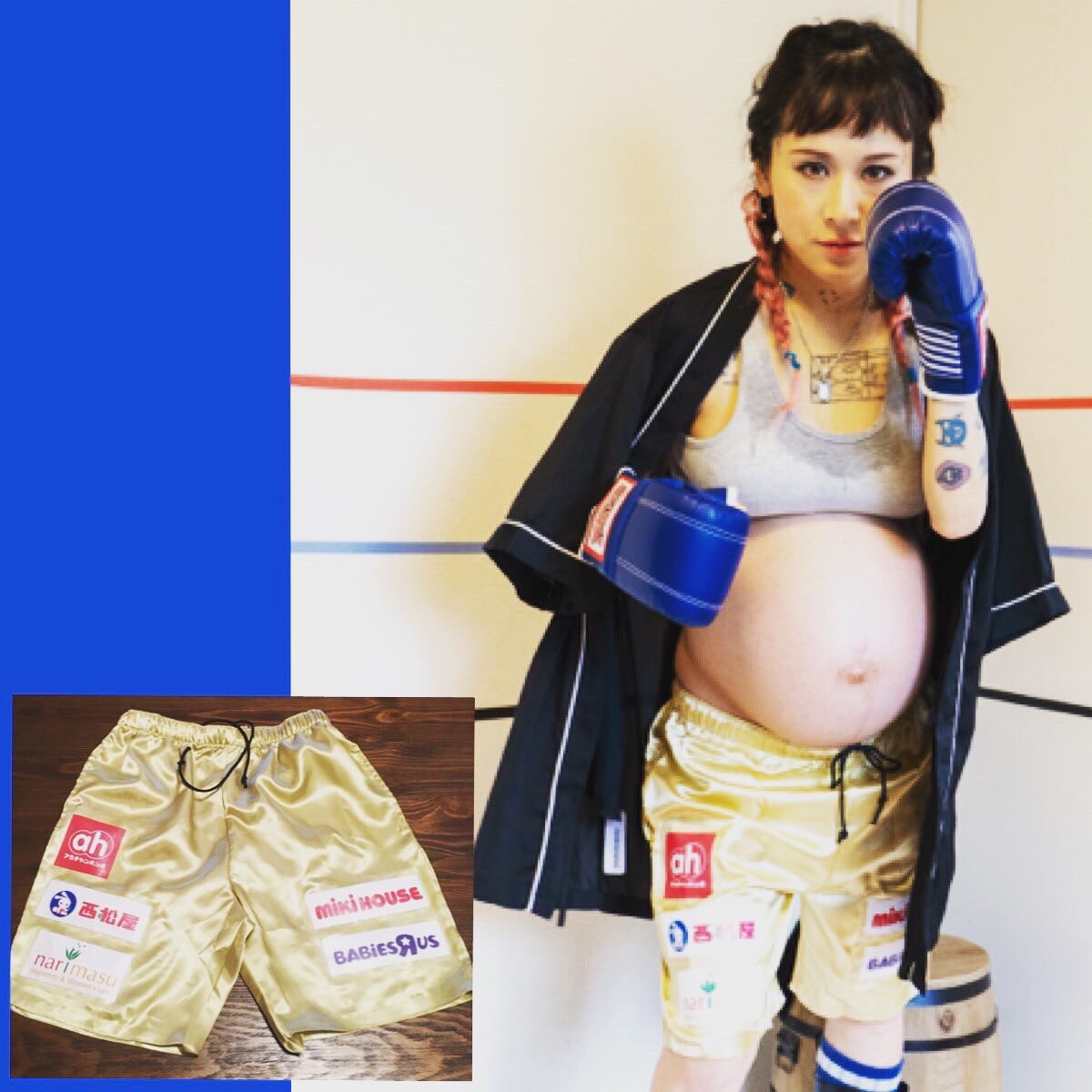 maity0's tweet photo. THE FINAL ROUND 🥊

#マタニティフォト #maternityphoto #pregnancyphoto #妊娠10ヶ月 #36w #36週 #妊婦 #ボクシング #boxing #格闘技 #ファイナルラウンド #finalround #セコンド #自宅撮影 #撮影

photo @ymd85 

注
スポンサーはついてません。
※ボクシングパンツ(自作) https://t.co/MSfisILzvQ