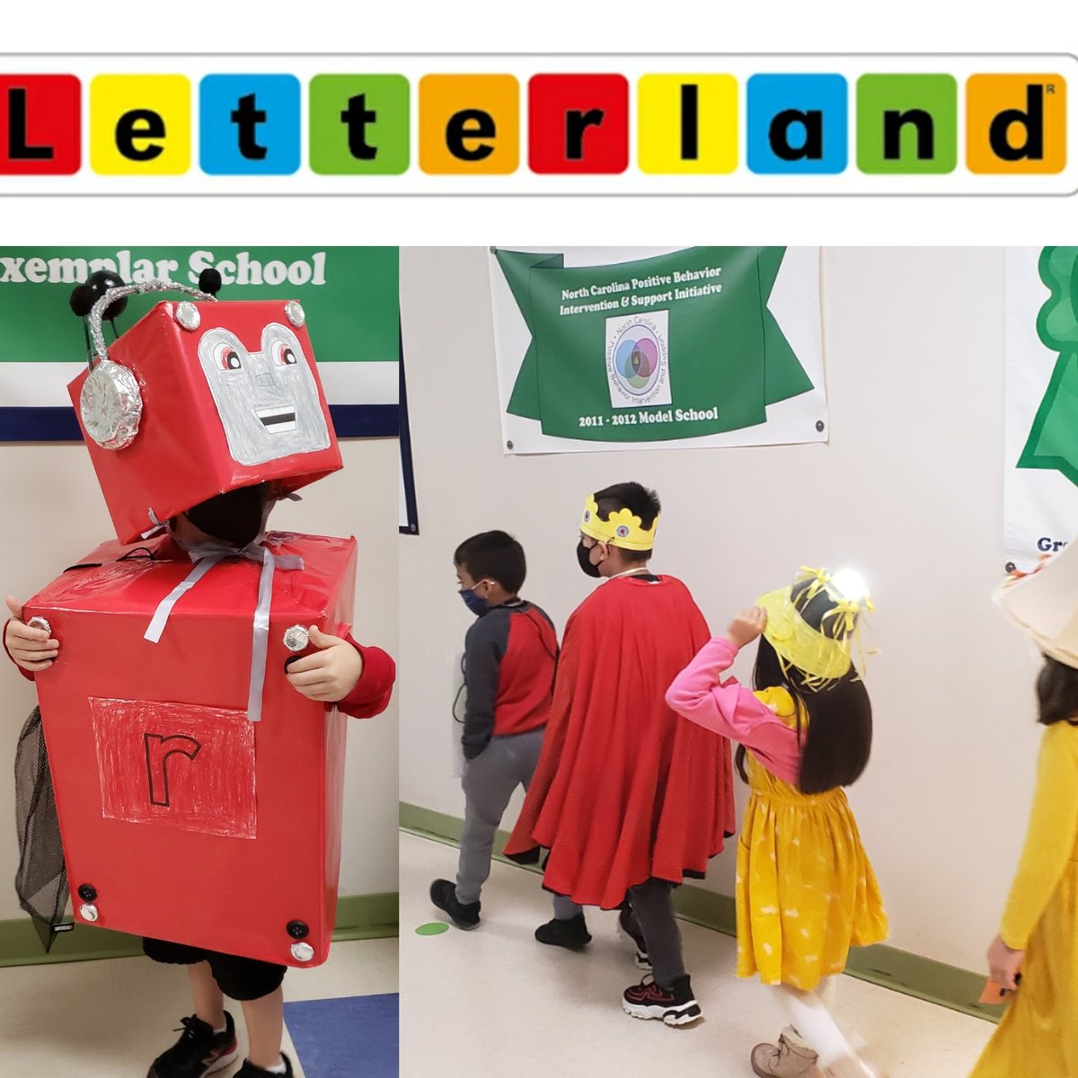 Our creative Kindergarten classes shared their phonics knowledge in a wonderful Lettterland parade today. #HawksSoar Thank you students, parents, and staff for your hard work on this joyful event!