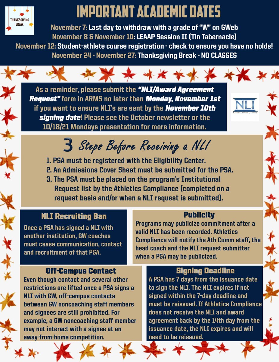 GWCompliance's tweet photo. November Newsletter is out! #RulesRule https://t.co/ZBHYQ3trfm