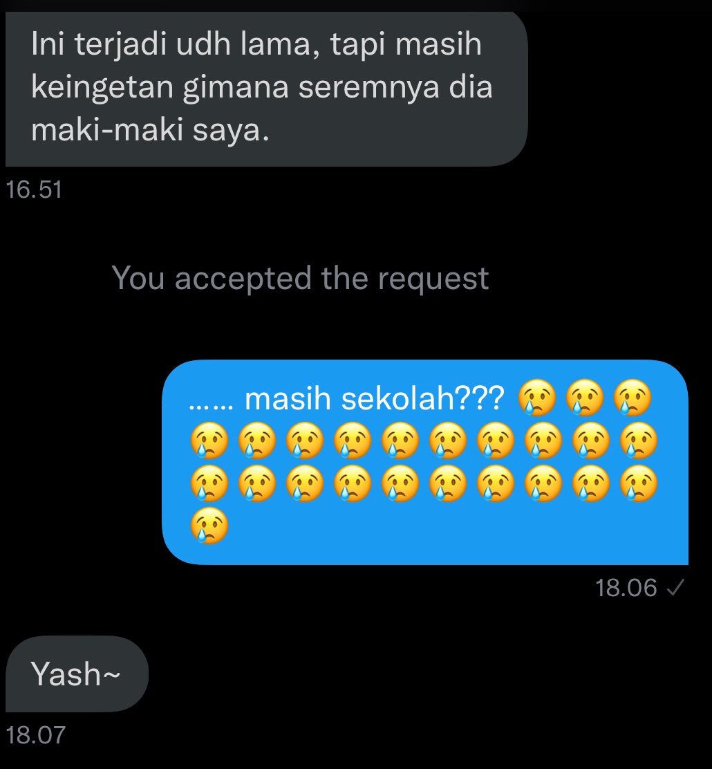 clicmb's tweet photo. sekedar ingin menambahkan, karna ternyata masih ada dm yang masuk

ini udah kejadian 2016/2017 yang lalu, cara dia pun mirip sama yang dialami teman saya. jelas ya,saya harap dengan adanya thread ini bisa jadi Warning buat yang baca &amp; semoga oknum tdk melakukan hal sprti ini lagi https://t.co/brxMTbO8AQ