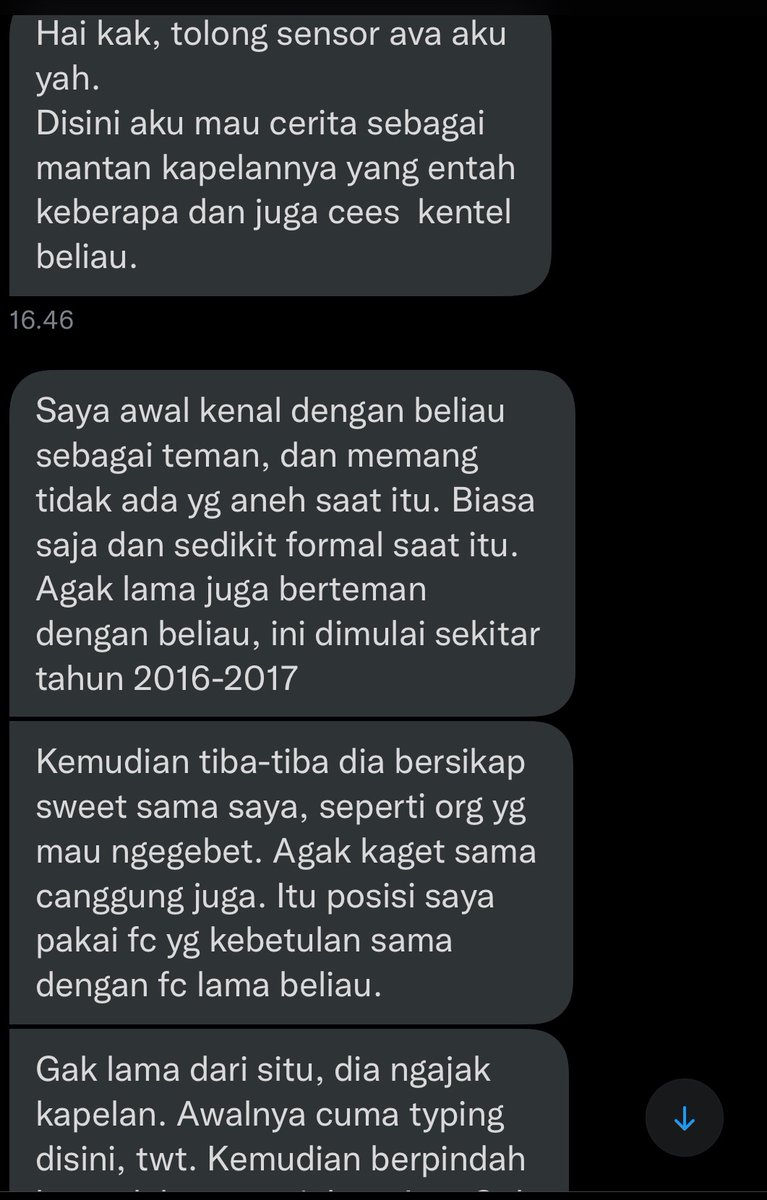 clicmb's tweet photo. sekedar ingin menambahkan, karna ternyata masih ada dm yang masuk

ini udah kejadian 2016/2017 yang lalu, cara dia pun mirip sama yang dialami teman saya. jelas ya,saya harap dengan adanya thread ini bisa jadi Warning buat yang baca &amp; semoga oknum tdk melakukan hal sprti ini lagi https://t.co/brxMTbO8AQ