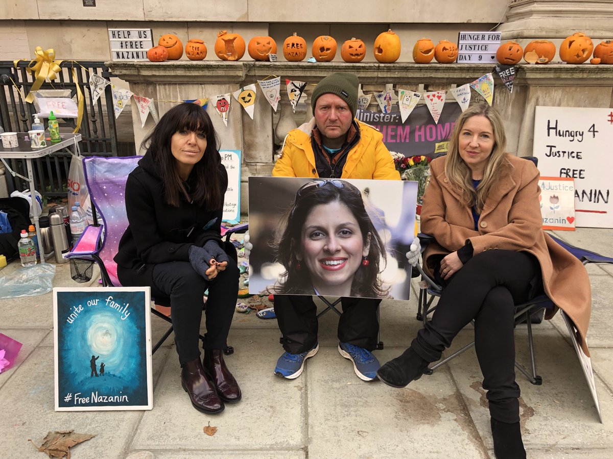 We went to see Richard Ratcliffe on day 9 of his hunger strike. The ongoing torment of this innocent family is a failure of British democracy in its core aim: to protect its citizens. Nazanin must come home. How on earth will we reverse climate change if we can’t even fix this?