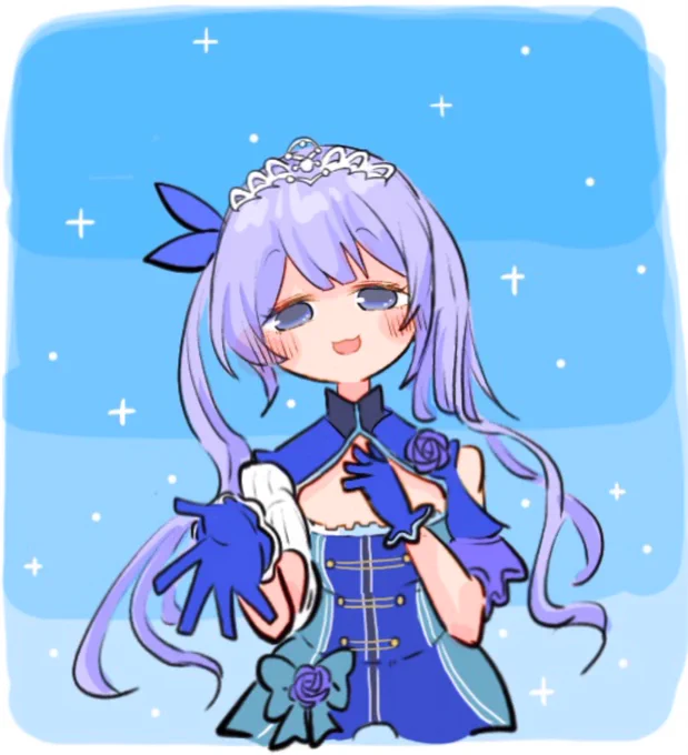 新衣装うつくちぃ…✨✨✨
 #ちーあーと 