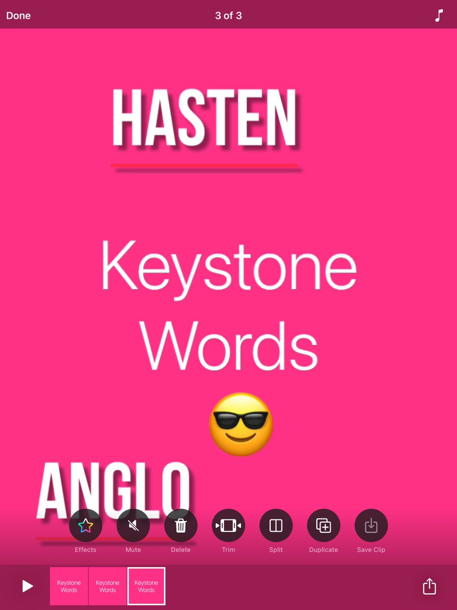 RobertRaffaele's tweet photo. Updating US history Keystone Words using @AppleEDU Clips. #EFcreates https://t.co/5liEVobZc6