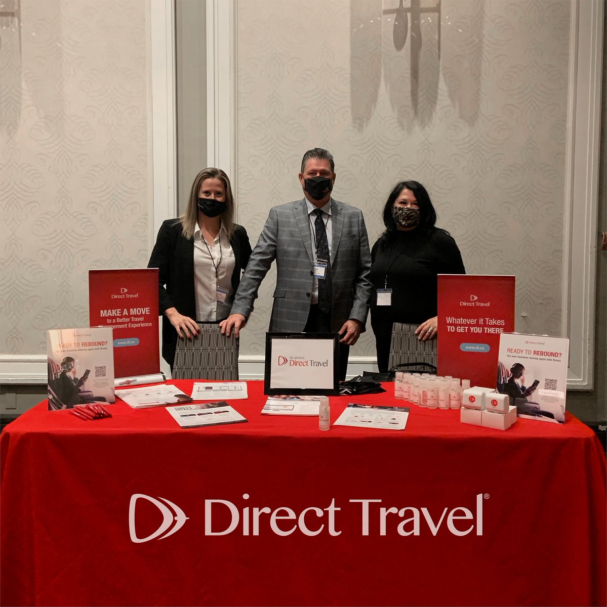 lesservicesdt's tweet photo. Merci à tous ceux qui sont passés à notre stand lors de la série d’ateliers GBTA Canada : « Ready, Safe, Travel » (Prêt, sauf, voyagez) – Une série d’ateliers qui a eu lieu à Vancouver, Montréal et Toronto! Au plaisir de vous voir à Calgary, en janvier 2022 #DTBizTrip https://t.co/8cwQd1bjOj