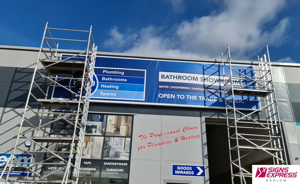 SXHarlow's tweet photo. Did you know #Harlow now has it's own branch of Plumbcity - #EastAnglia's leading independent #plumbers' merchant - glad we could help out with #flexface #fascia for the #showroom to stand out. π
#trades #signage #weloveretail #shopsigns https://t.co/i7jskyFphn