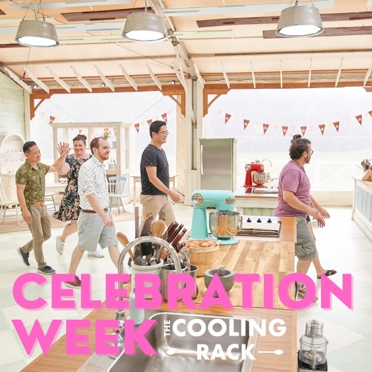 gcbspodcast's tweet photo. Cheers! It's Celebration in the @cbcbakingshow tent and there's plenty of reason for good spirits. Join Michael and James as they breakdown all the bakes from Week 3!

https://t.co/SnRRWTb75i

#gcbs #greatcanadianbakingshow #podcast #gbbo https://t.co/oVhZxX8hjo