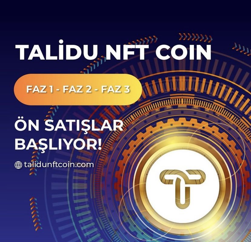 TaliduNftCoin's tweet photo. Türkiye'nin İlk NFT Coini Talidu , Ön Satışları Çok Yakında Başlıyor 

.
.
.
#nft #crypto #coin #token https://t.co/mZZ1dQ7F47
