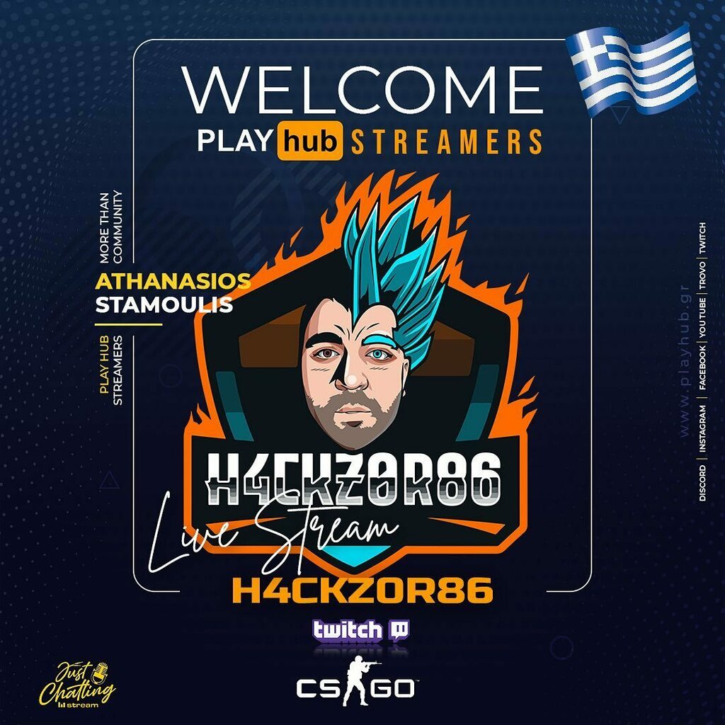 Καλωσορίζουμε το νέο μας μέλος @stam_neth στην οικογένεια μας!!!

Μπορείτε να βρείτε το κανάλι του στο twitch: ift.tt/31mujuf

@wizznetstation 
#greece #greekstreamers #streaming #twitch #live #trending #trends #influencer #giveaway #funny #playhub #highlights