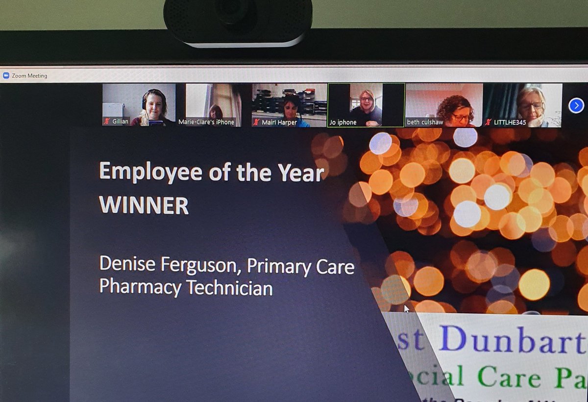 gcalderheed's tweet photo. First @NHSGGCPharmacy employee of the year and now also @WDCouncil employee of year 🥳🥳 Well deserved and congratulations Denise!
@BethCulshaw https://t.co/2vp0kOiuwq