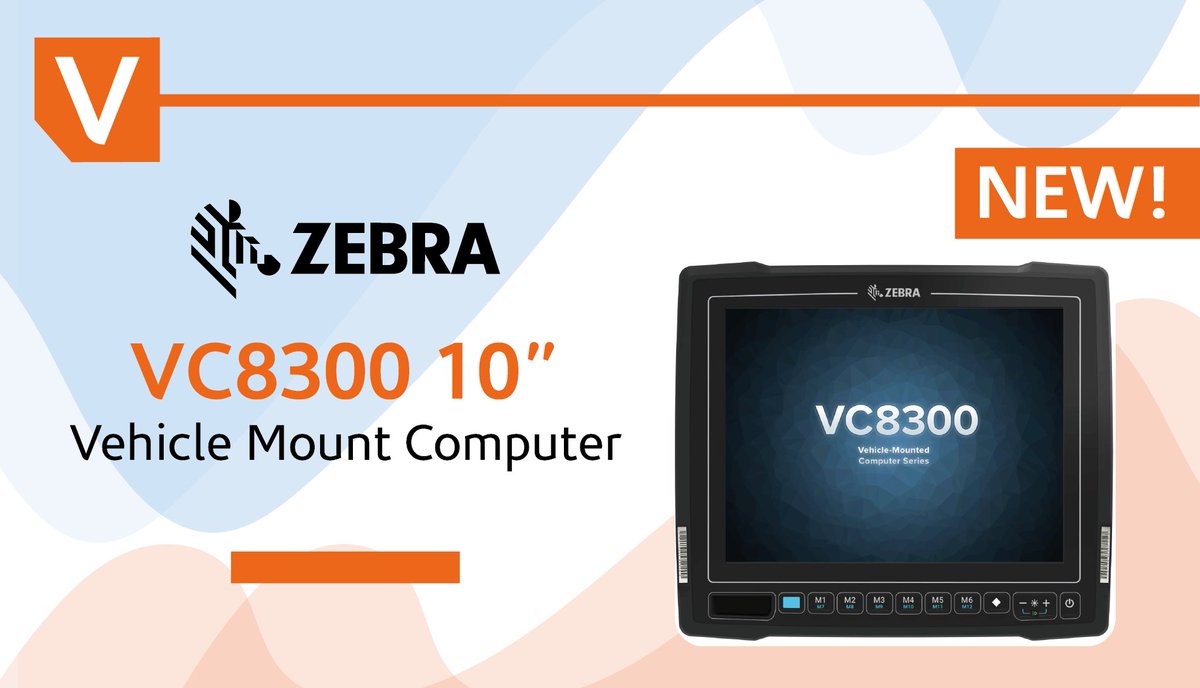 VarlinkLtd's tweet photo. New from @ZebraTechnology 🦓

The VC8300 10" #vehiclemountcomputer:
https://t.co/kKPhnMPL7n

This device is ideal for #warehousing, #manufacturing, #freezers, #yards and #airports. https://t.co/zijWcMIO5S