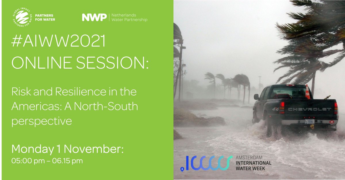 nwpnederland's tweet photo. Don't miss it! The next online #PartnersforWater session, hosted by @NWPNederland, starts in one hour at @AmsterdamIWW. Still need to register? https://t.co/w3Q3056V6Q #AIWW21 @JaLeesaTateMD @deltares @Aquatech https://t.co/jJNUxrnhNz