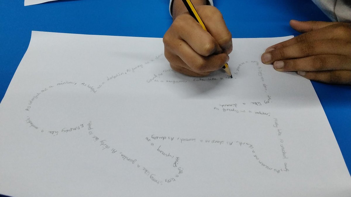 ParadisePrimary's tweet photo. During #English the children enjoyed creating powerful #similies for a poem. Great effort!! https://t.co/l4T1yxd6vu