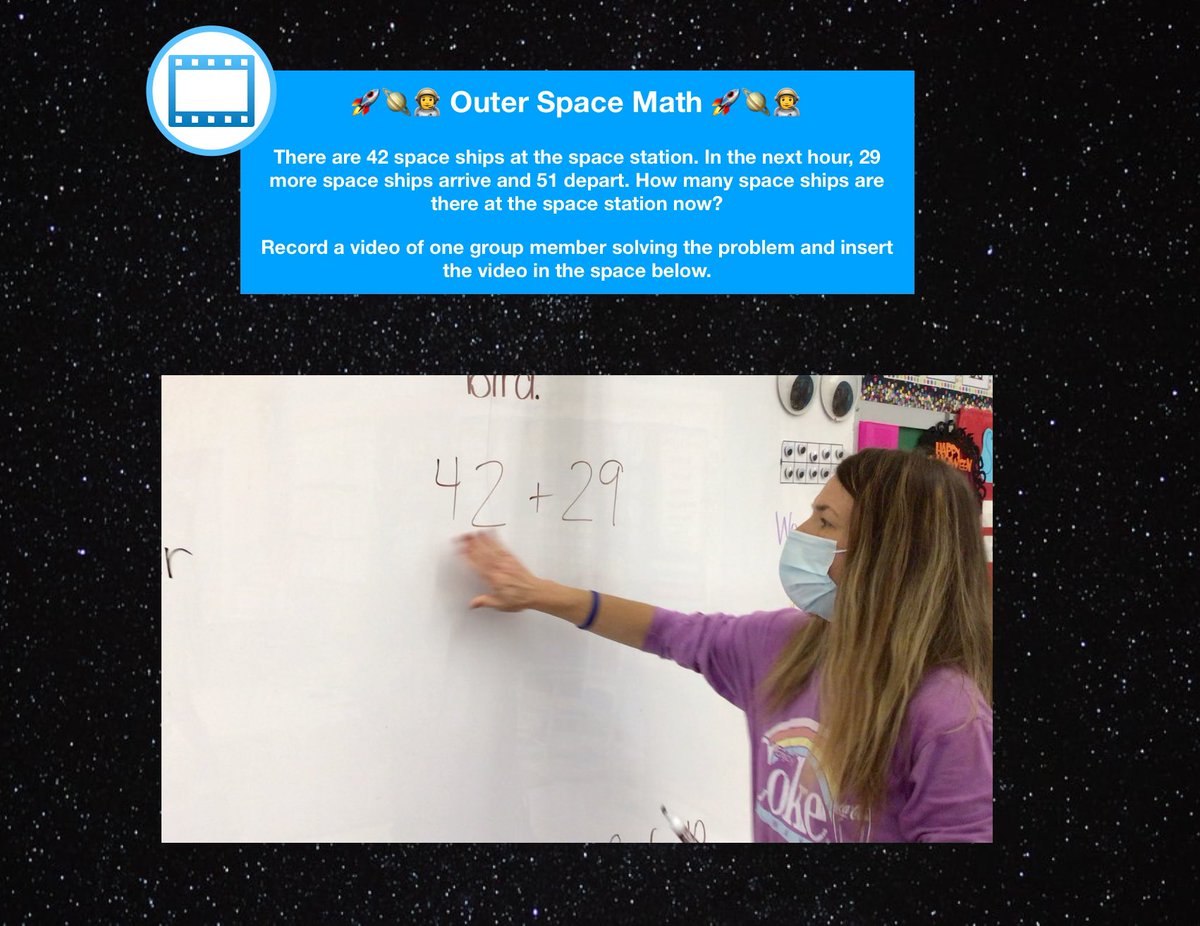 Mrs_Loucks's tweet photo. Our interactive handouts are out of the world! 🌎 🚀 #AppleTeacher #EFcreates #EveryoneCanCreate #EFproud https://t.co/CivUEfX3aC