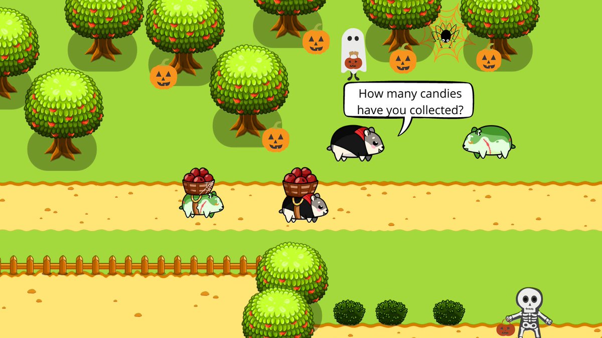 limedevgames's tweet photo. How do you feel after Halloween?🤔🎃🎃
Did you manage to collect a lot of candies?🍬🍭🍫
Undeadly Rob and Bloody Vlad collected quite a lot of them. :P🤩🤩
Today while resting after yesterday, you can play our game!😍
Great idea isn't it?😇
Link below 😀
https://t.co/9XkZceoCzd https://t.co/86KIKuFEMG