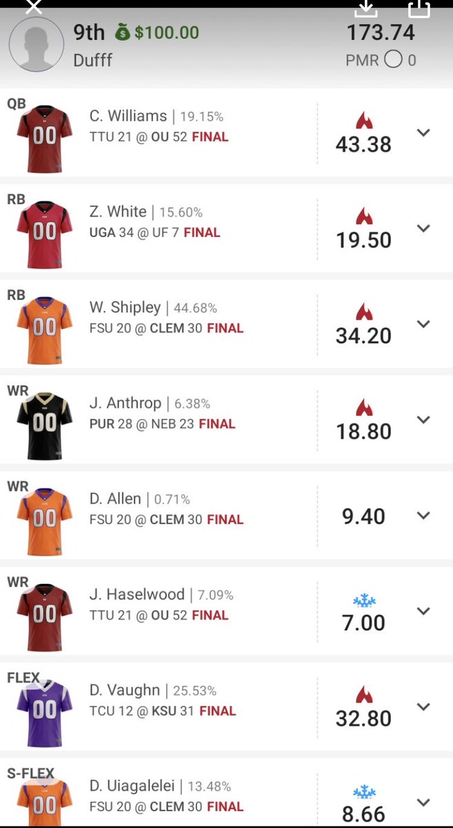 YFCsports's tweet photo. Another huge #CFB #DFS weekend from our members. 

CFB Week 2021 begins tomorrow- every night this week #MACtion 

⁦@YFCSportsPete⁩ covers EVERY slate - articles/livestreams

ALL sports $25/mo 1st 2 mos 

Free https://t.co/dLDB7FldMH 

#DraftKings #FanDuel #PrizePicks https://t.co/qmwU8EHkZO