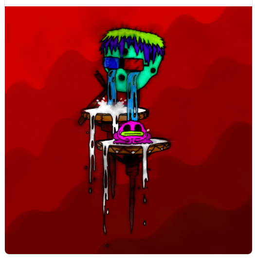 PhantomGangNFT's tweet photo. This awesome #skulk has found its new home via #opensea, bought at floor price 0.0067 😲😱

Special features; the 3d Specs and Toad companion 🤩 🎃👻🎉

#NFTCommunity #nfts https://t.co/BLvgiuNu4l