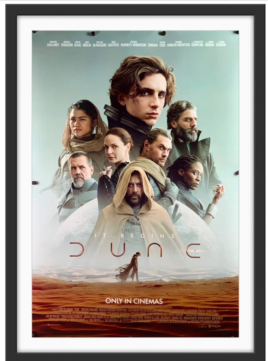 PaulFGolden's tweet photo. #Dune Villeneuve has created a truly worthy successor to the 1984 production. Frank Herbert would be proud of this grand epic production with flawless cinematography &amp; performances not least from the awesome boundlessly talented Timothee Chalamet
#Recommended #Stunning
⭐⭐⭐⭐⭐ https://t.co/SXRUsUkGbw