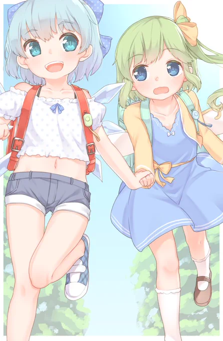 skebよりJS大妖精とチルノ 