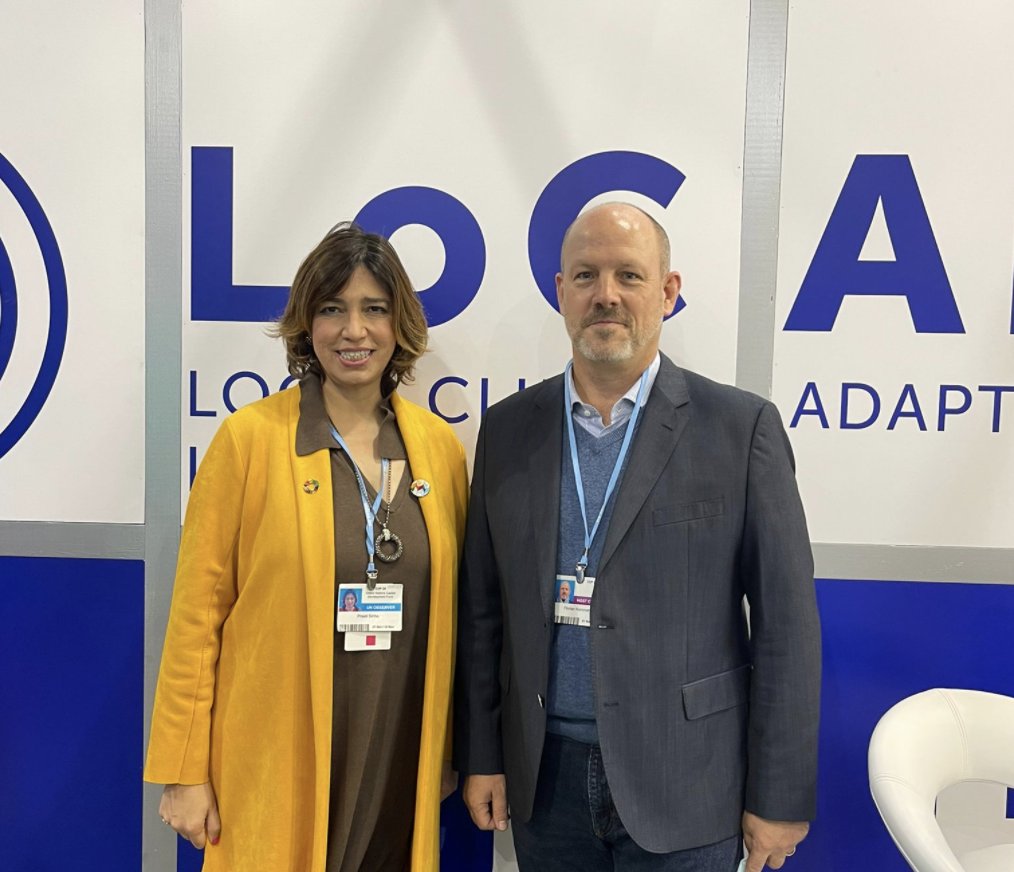 The events of #COP26's Day 1 continue! 🍃

Florian Kemmerich (<a href="/flokemmerich/">Florian Kemmerich</a>), the Managing Partner of Bamboo Capital Partners (<a href="/bamboocp/">Bamboo Capital Partners</a>), visited our @UNCDFLoCAL Booth. 

We discussed the next steps to build our partnership!