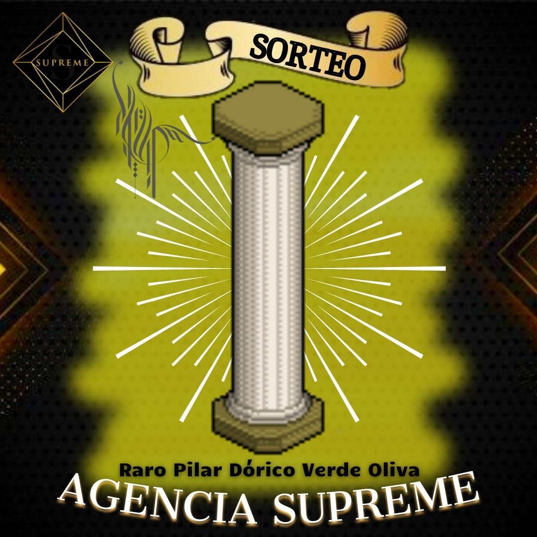 💎Sorteo Express - Agencia Supreme 💎
 
Premios:
1⃣ Pilar Dorico Verde
2⃣ Tu amigo (Etiqueta Gana 15c)

Requisitos: 
🔥Seguir a <a href="/_SupremeHB/">Agencia Supreme 💎</a> y <a href="/Hoshihb1/">Hoshihb</a>
🔥Dar RT
🔥Dar FAV ❤️
🔥Etiqueta a un amigo (Opcional, Gana premio)

Termina el 4 de Noviembre. 

Suerte y nos veremos pronto 💎