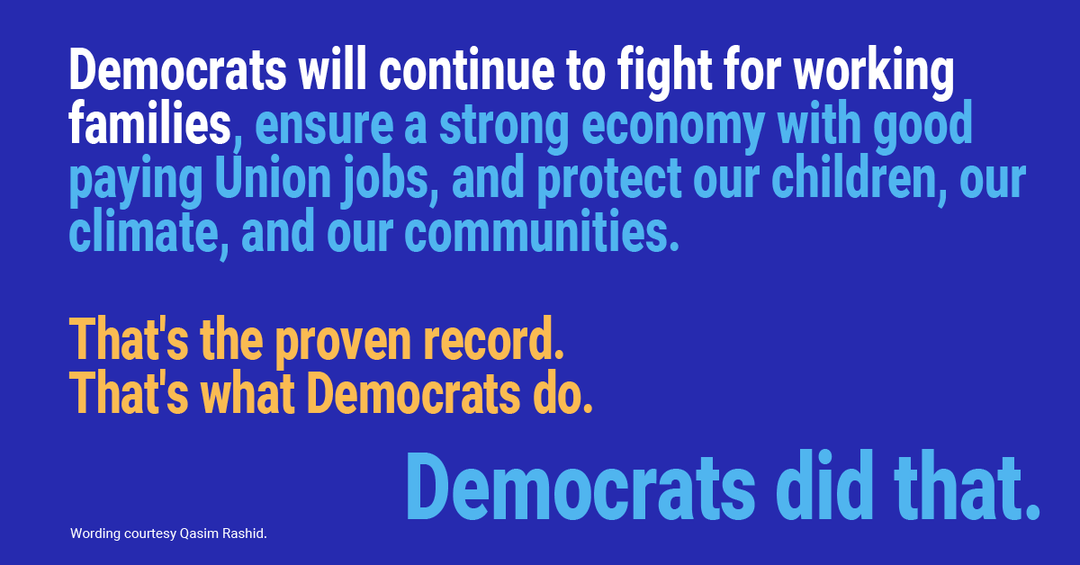 #DemsDeliverJobs: #DemocratsDidThat - #KeepVABlue - #VoteBlue - #MomsforMcAuliffe
