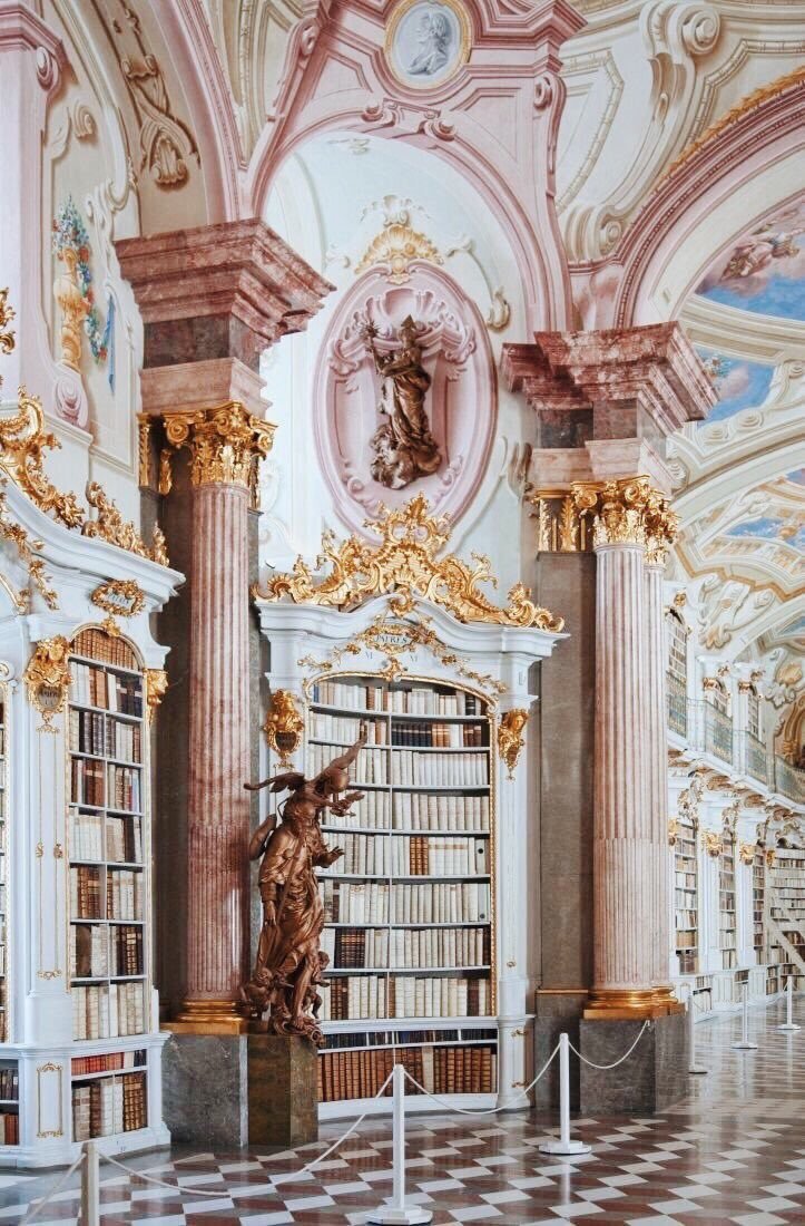 AngelsWhisperr's tweet photo. Admont Abbey Library, Austria https://t.co/3IV0PAlbSy