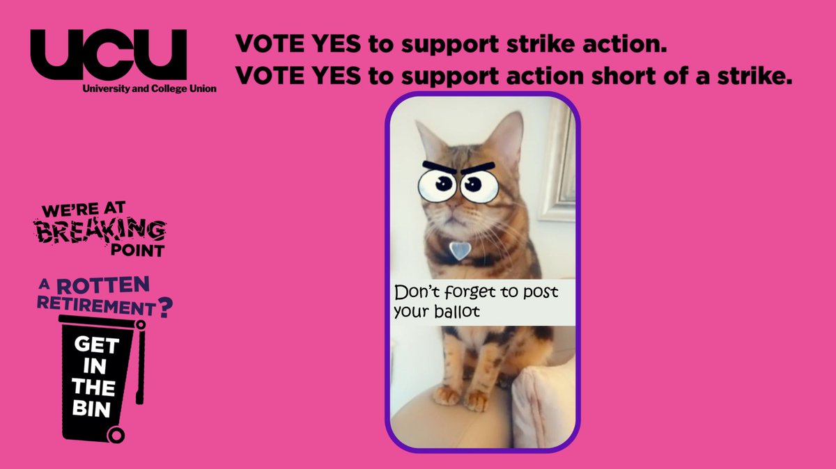 Rachel_J_E's tweet photo. PSA from Keira... #UCU #FourFights #OneOfUsAllOfUs https://t.co/T4ZfkgylSB