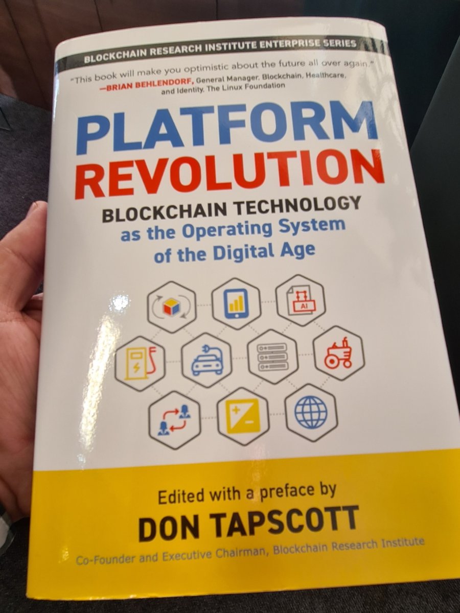 msrecko's tweet photo. Brand new book, just arrived from Amazon by @dtapscott ;) #platformrevolution #blockchain #digitalage https://t.co/kf6PVnhwIa