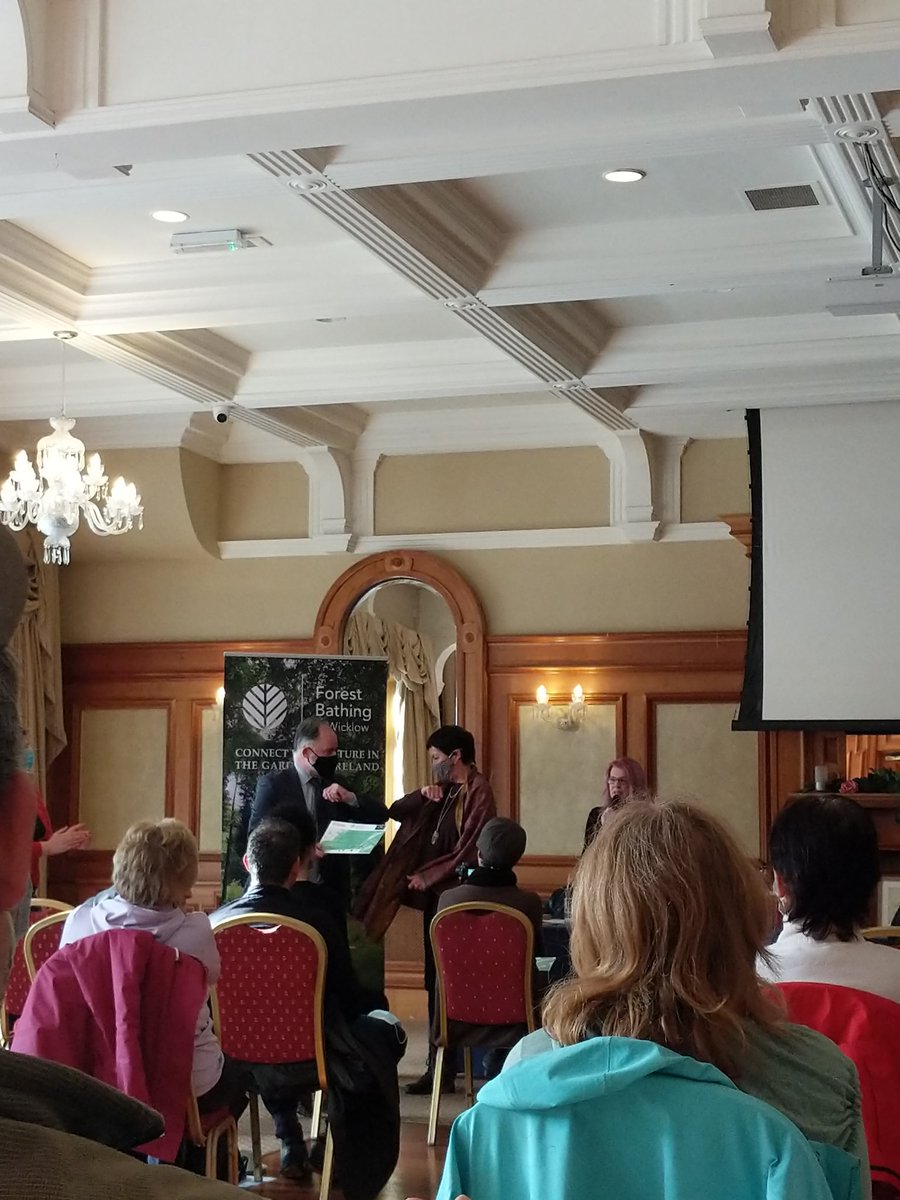I had the opportunity to celebrate Friday noon with <a href="/wicklowpship/">County Wicklow Partnership</a> and @DrMagsCrean for the launch of Wicklow Forest Bathing, an amazing forest cleansing experience with like-minded people and an experience guide. #Wicklow #forest #Happiness #cleansing