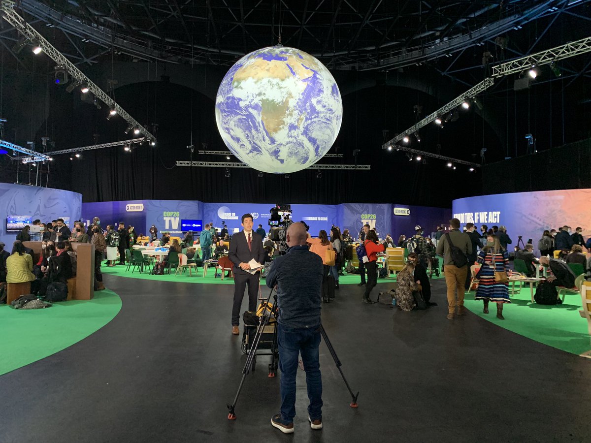 Emily_HT's tweet photo. It may have been hell for some people to get in but you have to admit this is pretty epic #COP26 #ActionZone https://t.co/HxDvkfGyQN
