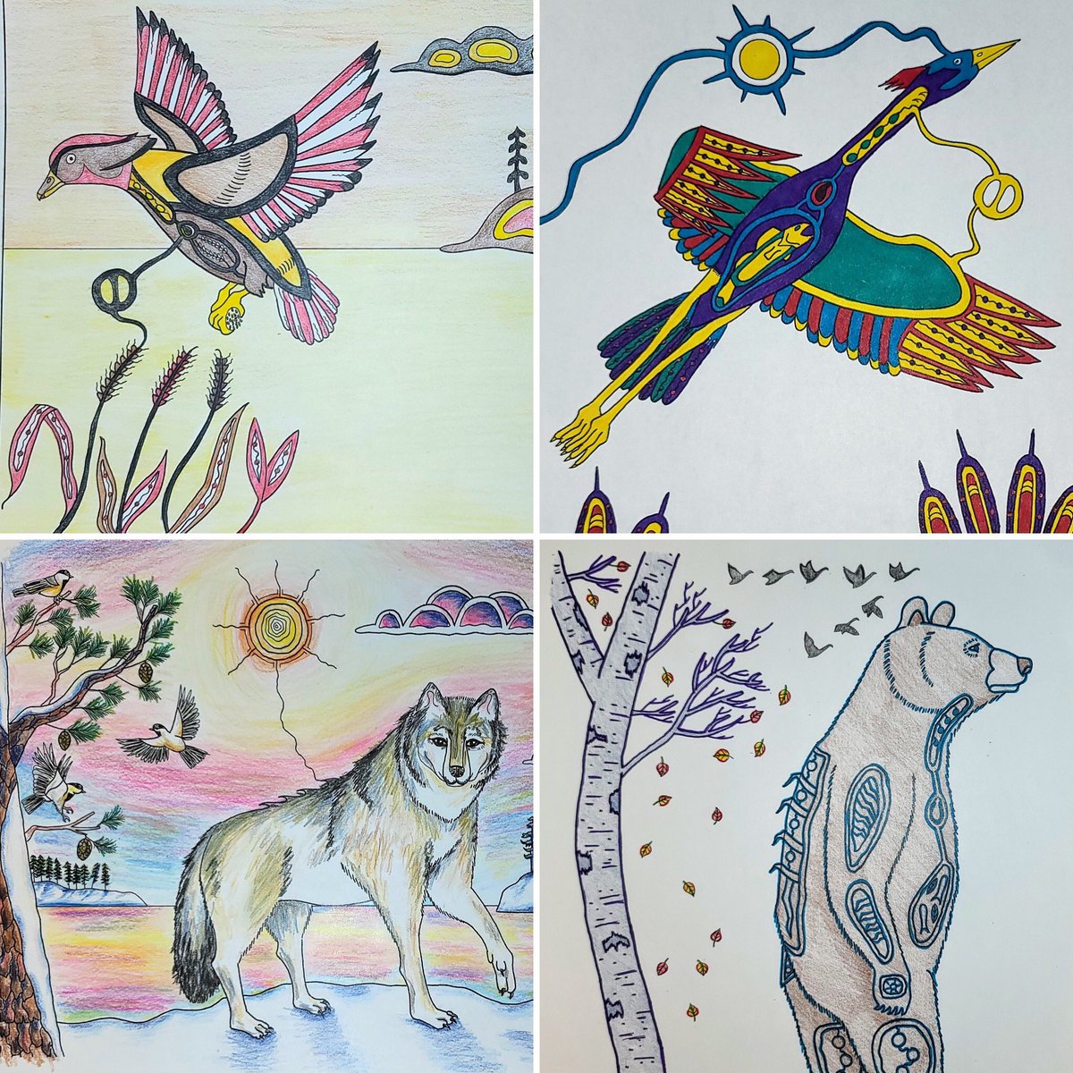 dakotalib's tweet image. #RedLakeOjibwe artist Robert DesJarlait has collaborated with the library on a family-friendly takeaway project. His coloring sheet designs explore the significance of the land in Indigenous &amp;amp; Native cultures. Pick yours today at any of our 9 locations: tinyurl.com/DCLIndigenous