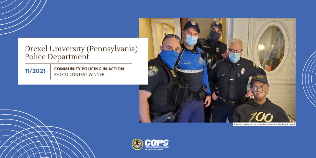 COPS Office on Twitter "Congratulations to the November 2021 winner of