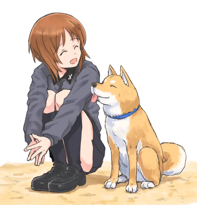 みほと🐕(過去絵)
 #犬の日 