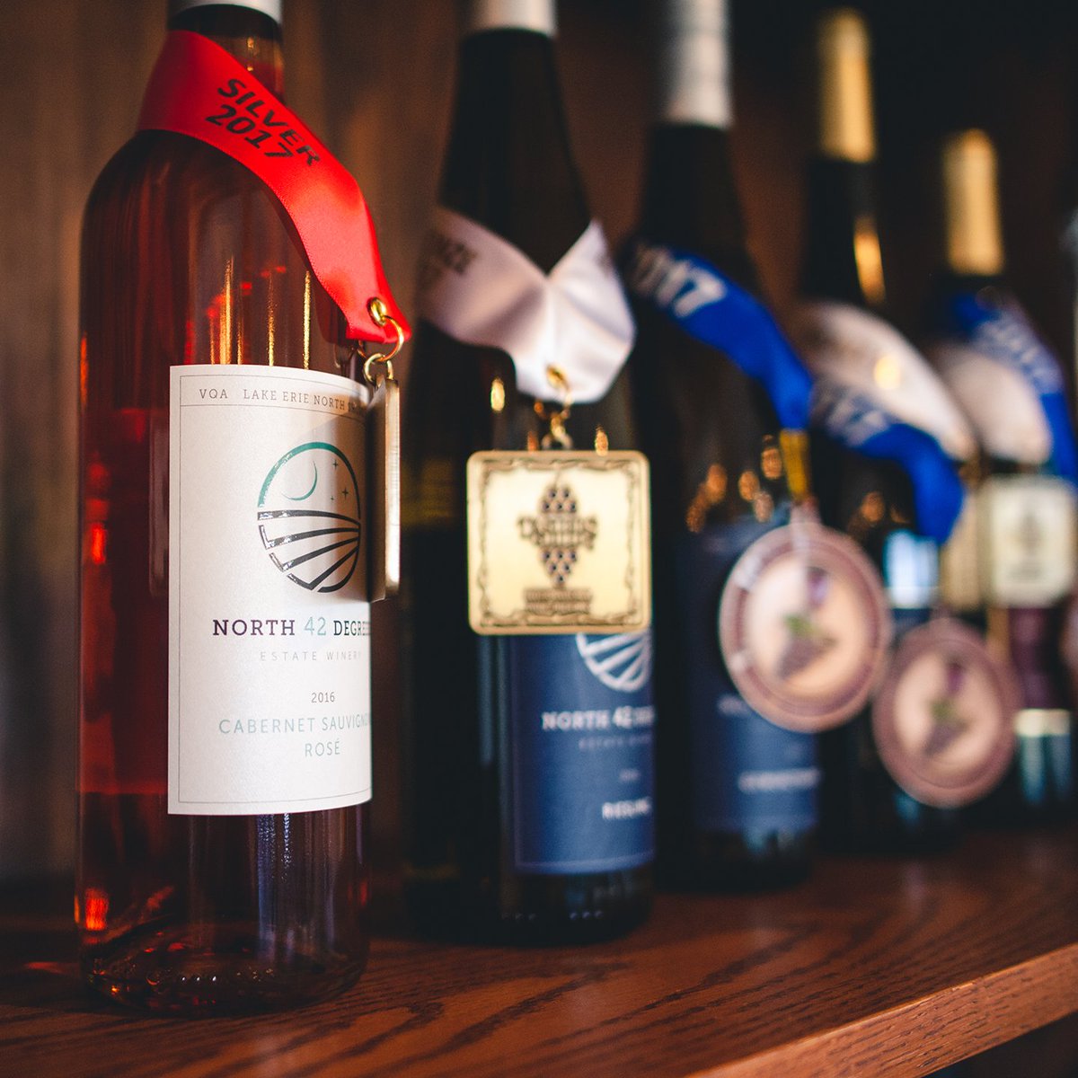 The award winning #VQA's of <a href="/north42degrees/">North 42 Degrees</a>! World class wine paired with incredible dining at their restaurant Bistro 42. Open today from 12-5pm!