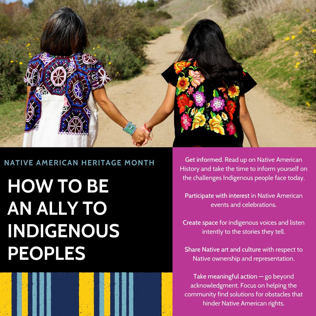 DasiOrg's tweet image. November is Native American Heritage Month. Join DASI this November, and every month, we celebrate the culture and heritage of these remarkable Americans who deeply enrich the quality and character of our Nation. 
#nativeamerican #indigenous #nativepride #firstnations