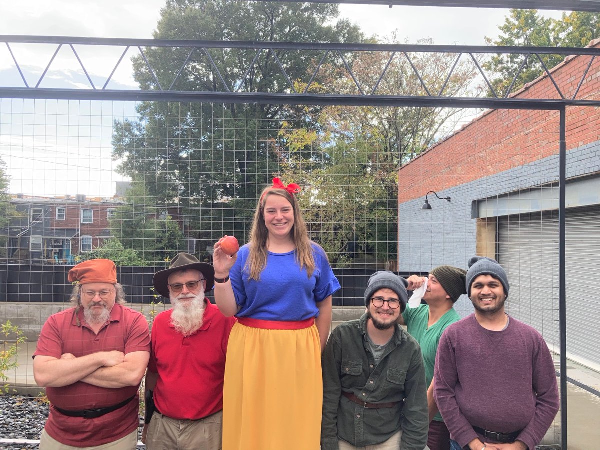 LynchMykins's tweet photo. From Snow White and the Five Dwarfs in Richmond to Bob Ross in Norfolk to Ted Lasso in Raleigh, we had it all! Hope everyone had a great Halloween! Who wore it best?
#LifeAtLynchMykins #HappyHalloween #StructuralEngineers #FunEngineers https://t.co/gzqW5aBcEM