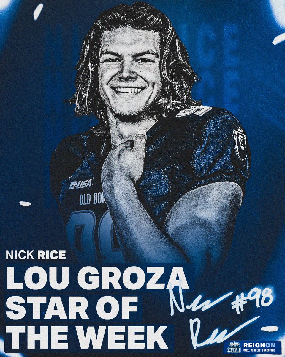 𝐍𝐢𝐜𝐞 𝐑𝐢𝐜𝐞 🍚!!! <a href="/Nick13Rice/">Nick Rice</a> ➡️ Lou Groza Star Of The Week 🏆

Vote for Nick here: lougrozaaward.com/21SOTW9

#ReignOn | <a href="/LouGrozaAward/">Lou Groza Award</a>