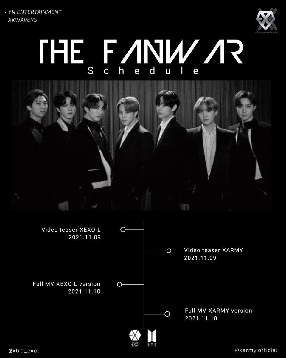 rreennaa_a's tweet photo. [THE FAN WAR]

FAKE LOVE SHOT

Stay tune! 
📽 2021.11.10 21.00 KST

Follow https://t.co/Dg1izDHHqh
Follow https://t.co/IqXY3HdWj5

#FANWAR #BTS #EXO #EXOL #ARMY #XARMY #XEXOL #EXTRAFANDOM #COLLABORATION #XKWAVERS #YNENTERTAINMENT #XTRAEXOL https://t.co/bsZSqnkfdn