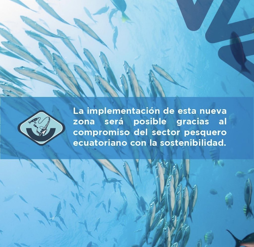 andresarens's tweet photo. @Produccion_Ecu @LassoGuillermo @Presidencia_Ec @Ambiente_Ec @GustavoManriq_M @pradojj @azulsostenible1 El presidente @LassoGuillermo anunció hoy la ampliación de las zonas de protección alrededor de las Galápagos. Este hecho histórico es posible gracias a su gran liderazgo y al compromiso del sector pesquero con la sostenibilidad https://t.co/pPHr0TxCd5