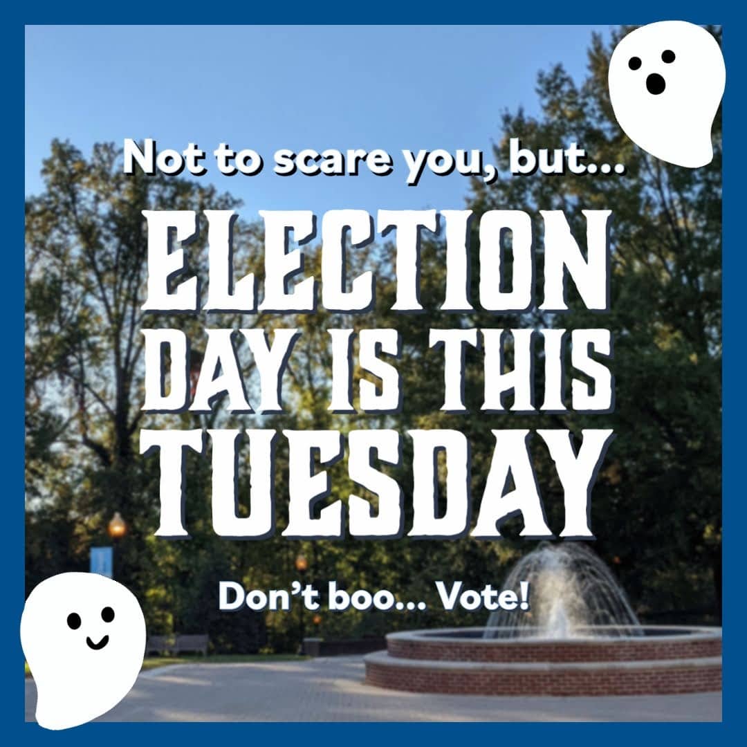 umwdems's tweet photo. There's nothing scarier than Virginia turning red, so remember to vote, volunteer, and help your friends get to the polls! (3/3) https://t.co/la6OWyLi2D