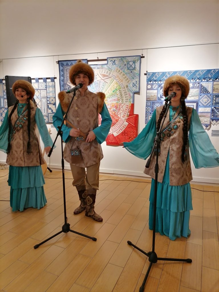 Сегодня в нашем музее состоялось открытие выставки «Лоскутный узор: традиции и искусство народов Евразии» из собрания Российского этнографического музея (Санкт-Петербург) <a href="/Ethnomuseum/">РЭМ</a> #museum #kazan